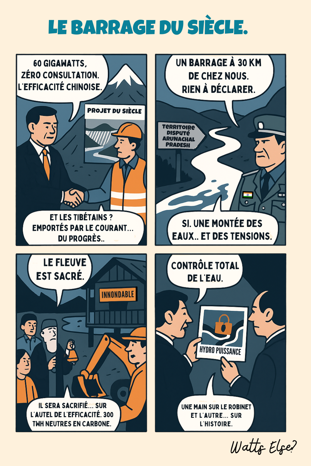 Le mégabarrage de Medog : énergie propre, conflit sale